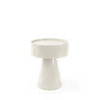 Mesa de cabeceira JAMES BEIGE brilho