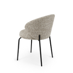 Cadeira Lisbet Taupe / preto