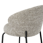 Cadeira Lisbet Taupe / preto