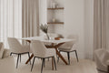 Cadeira Isabella beige / Preto