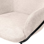 Cadeira abigail bege / Preto
