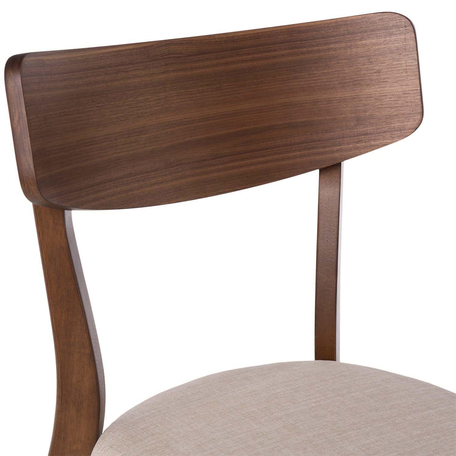 Cadeira Keira Nogueira / Beige