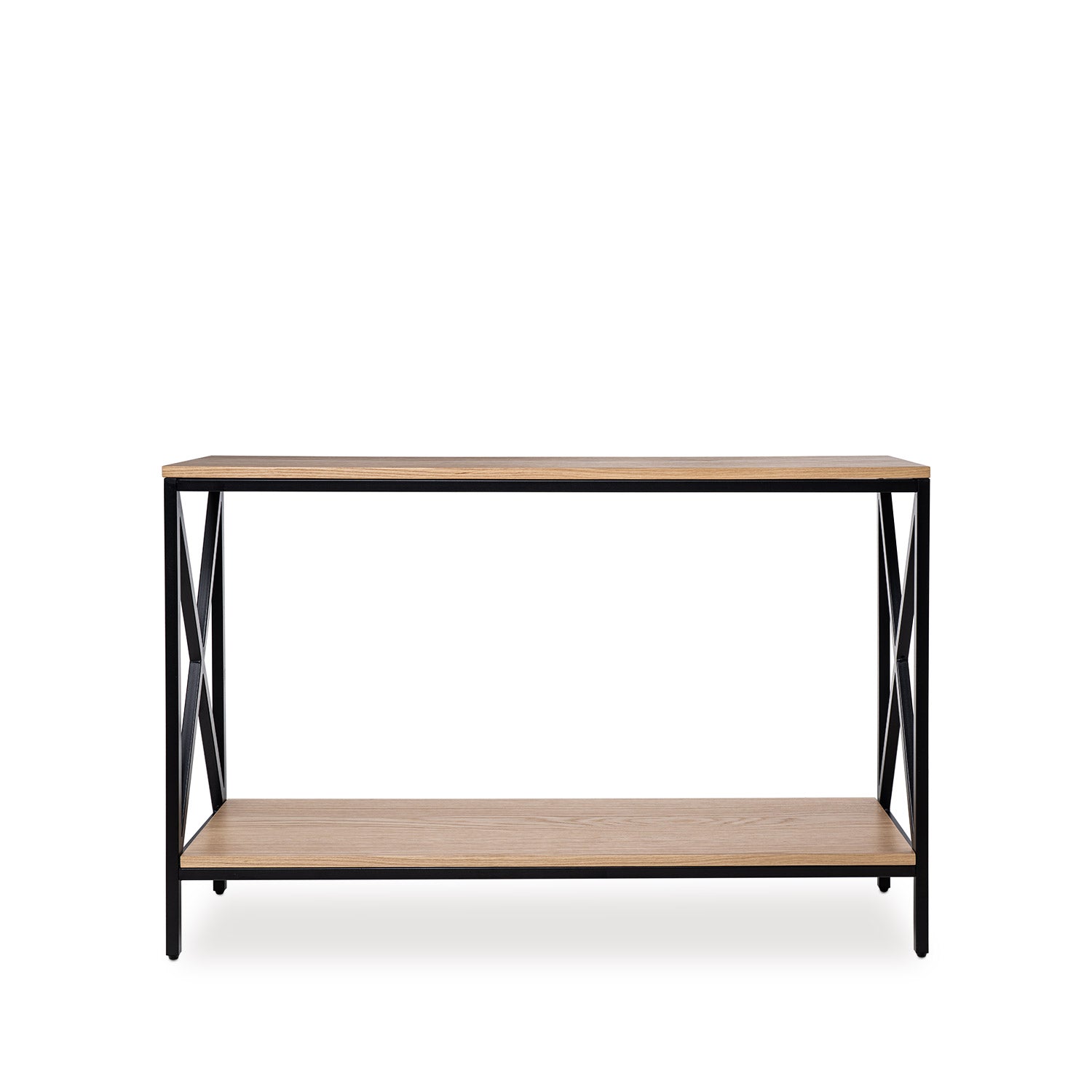 Consola Riga carvalho/preto