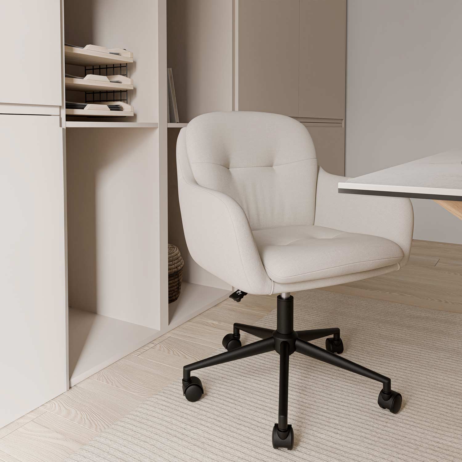 Cadeira escritorio Ontario bege