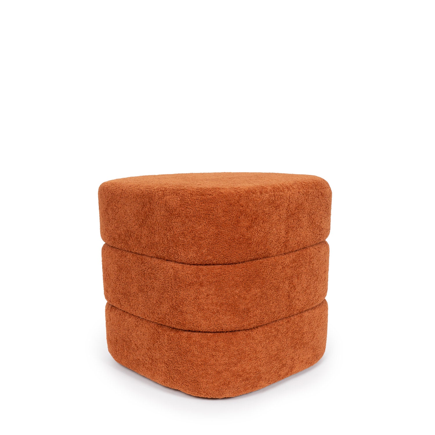 Pufe Gaston terracota