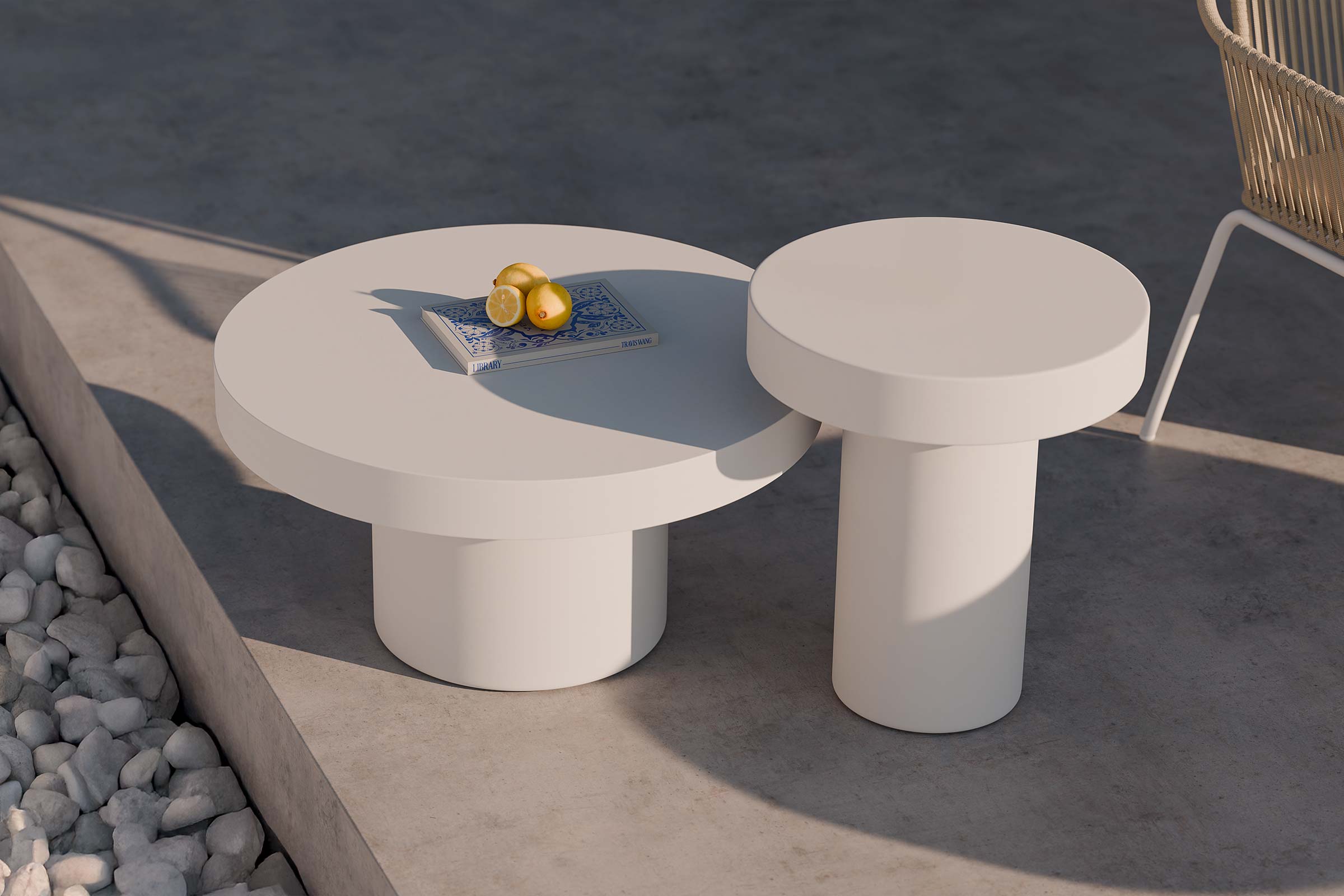 Mesa de centro Donato branco