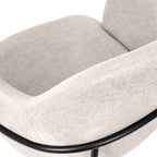 Cadeira abigail bege / Preto