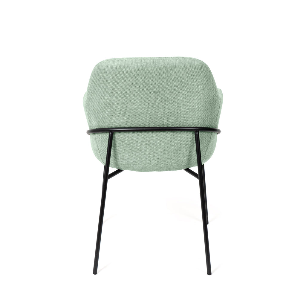 Cadeira Abigail menta / Preto