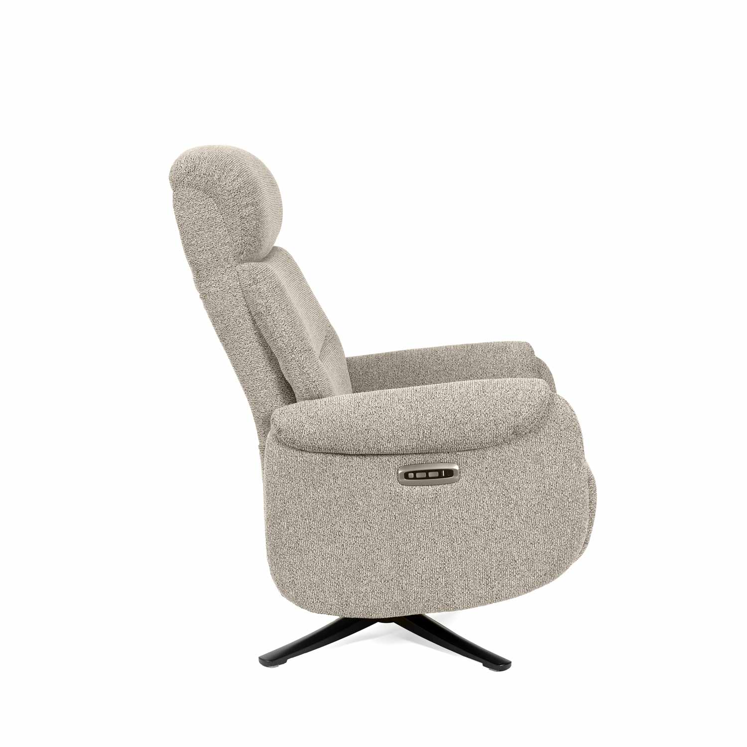 Poltrona Tamiko  relax 2 motores taupe