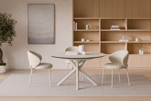 Cadeir Lisbet Beige / Beige