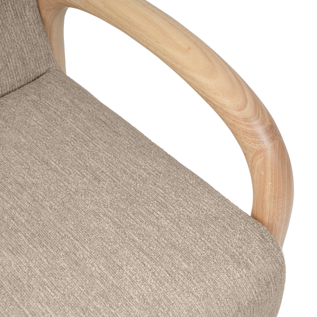 Poltrona Dorothy taupe