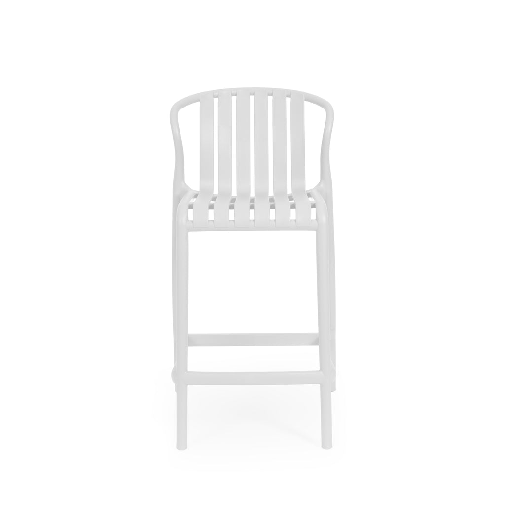 Banco baixo Bastian branco