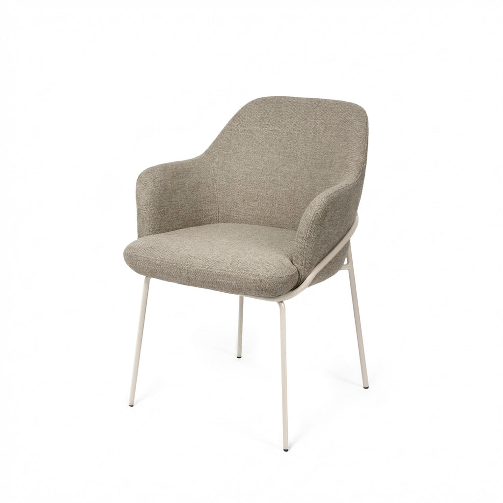Cadeira Abigail taupe / bege