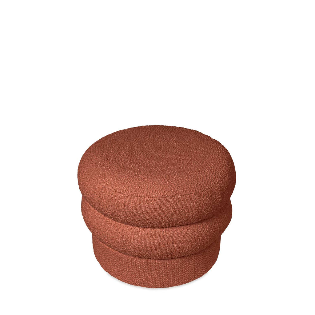 Pufe Elliot terracota