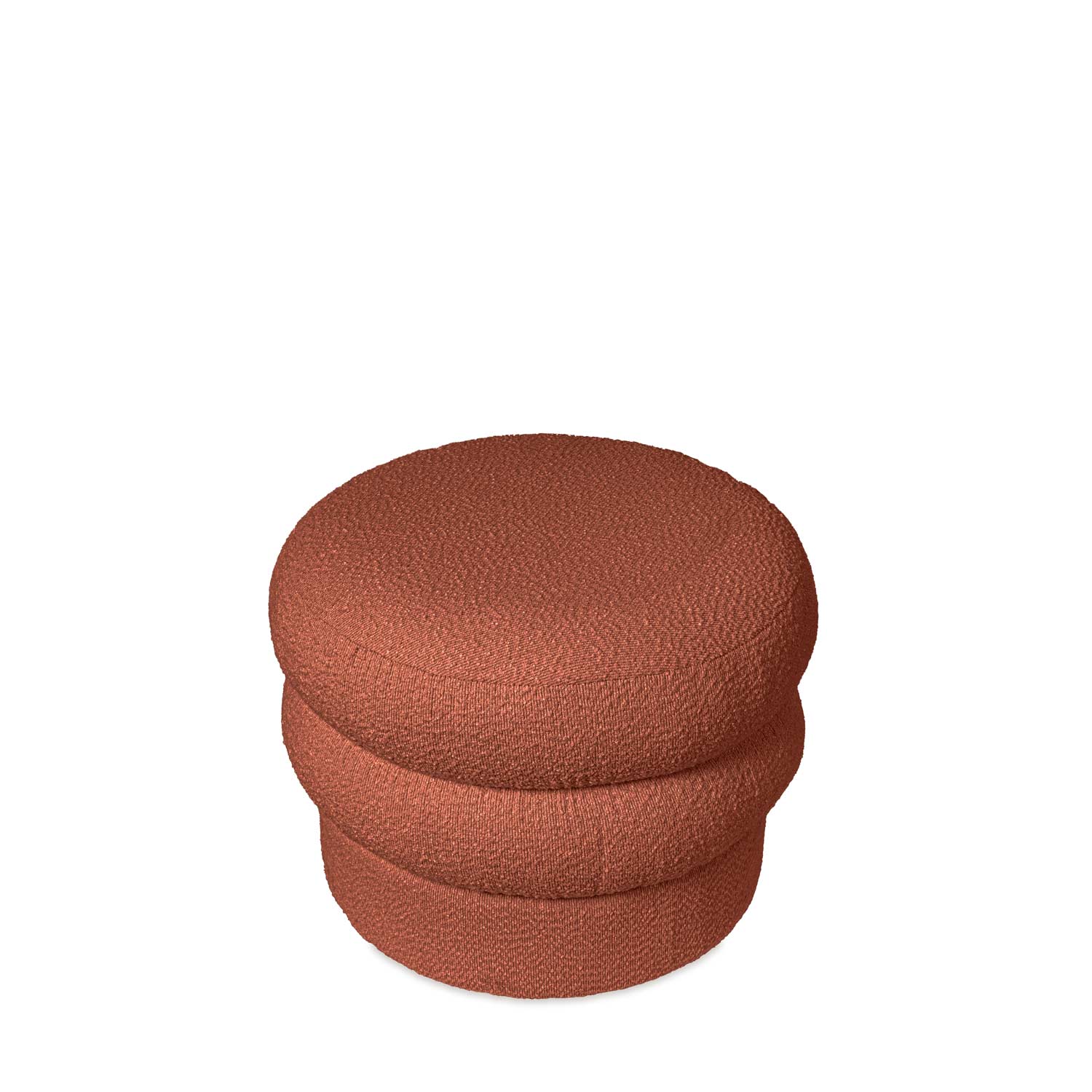 Pufe Elliot terracota