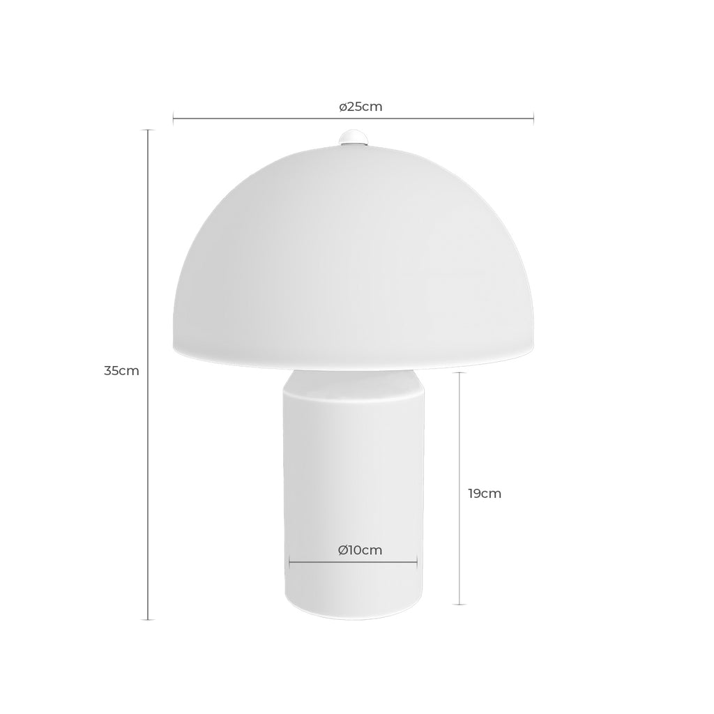 Candeeiro de mesa PRUNA branco