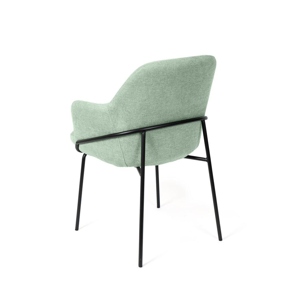 Cadeira Abigail menta / Preto