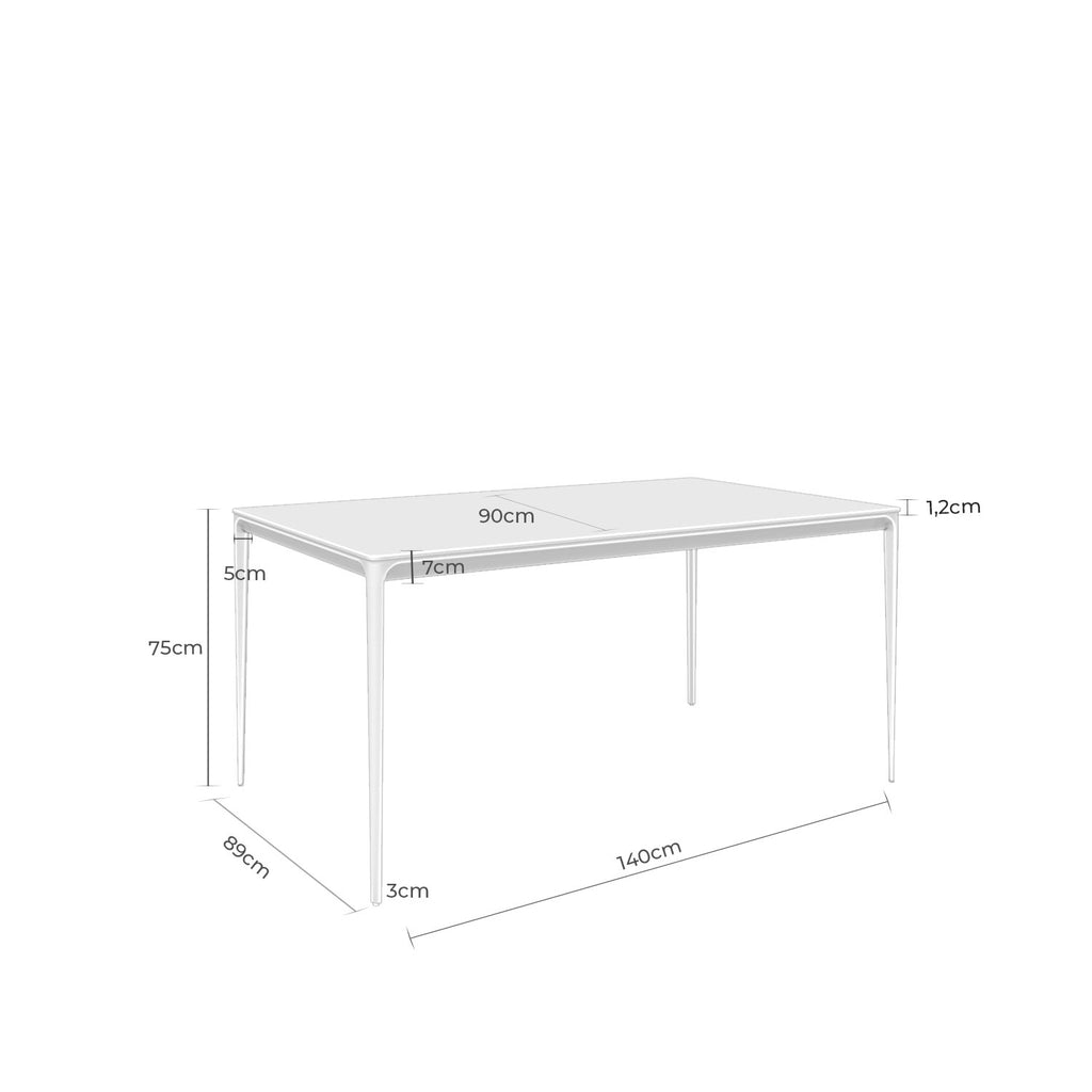 Mesa Arya Sahara / Preto