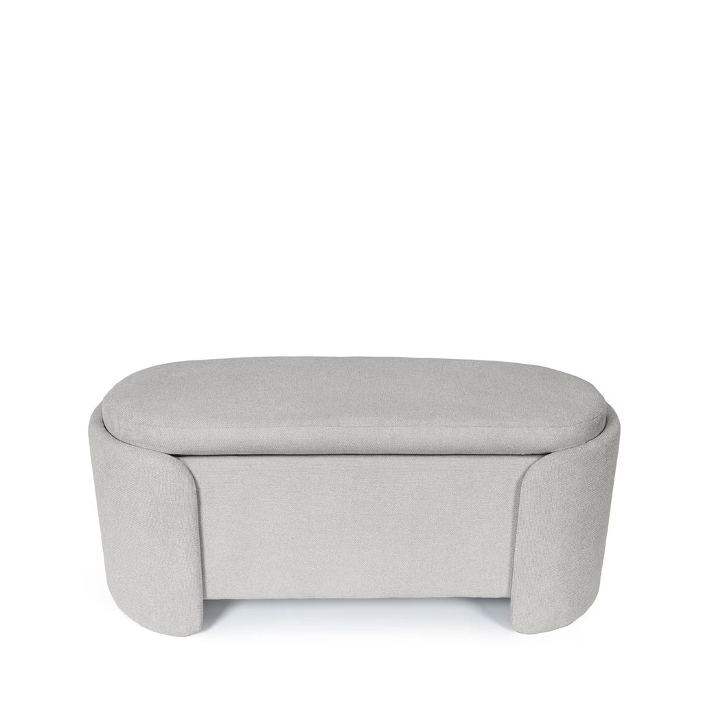 Banqueta Bernice cinza