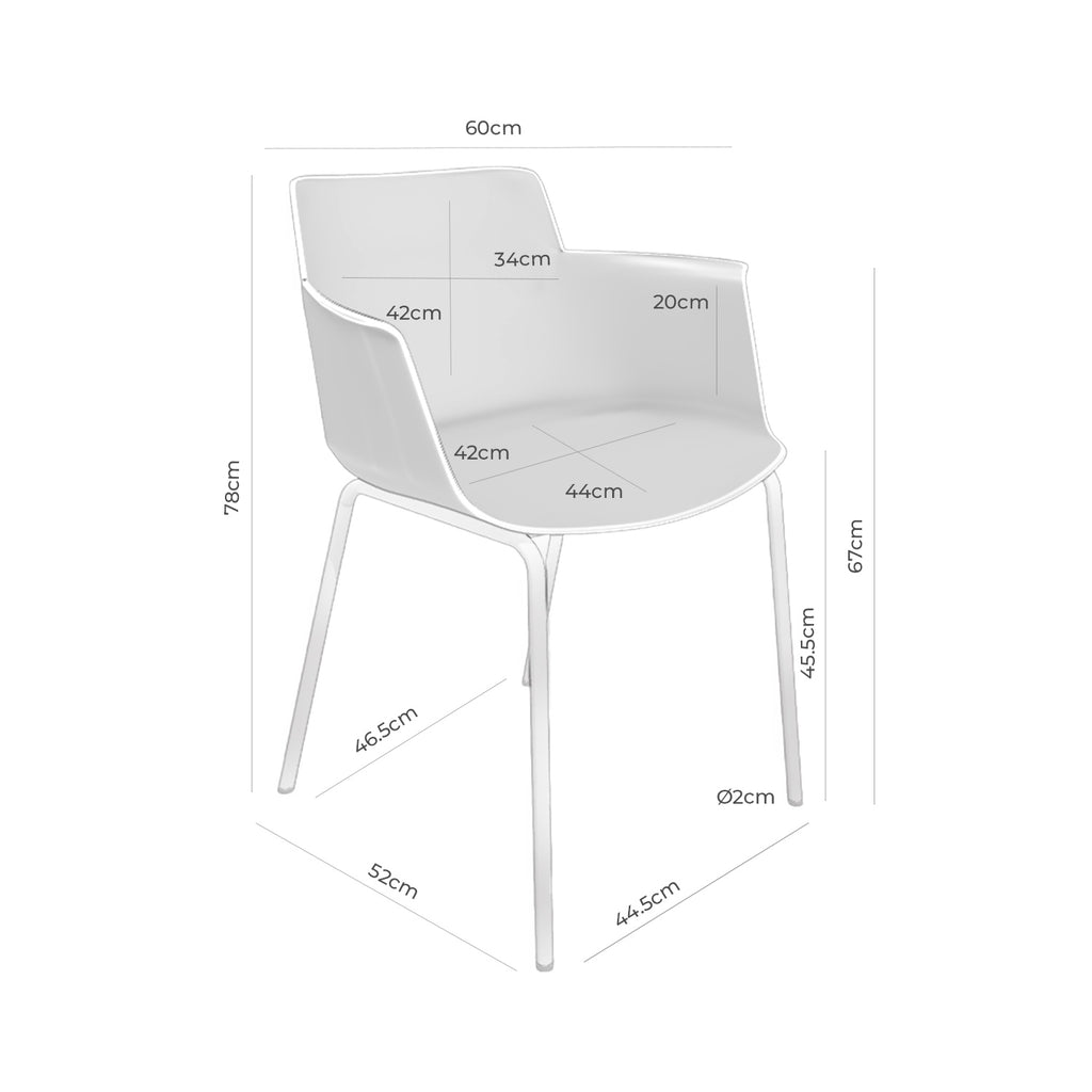 Cadeira Dolly beige
