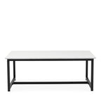 Conjunto Muscat sofá/cadeirões /mesa centro em preto