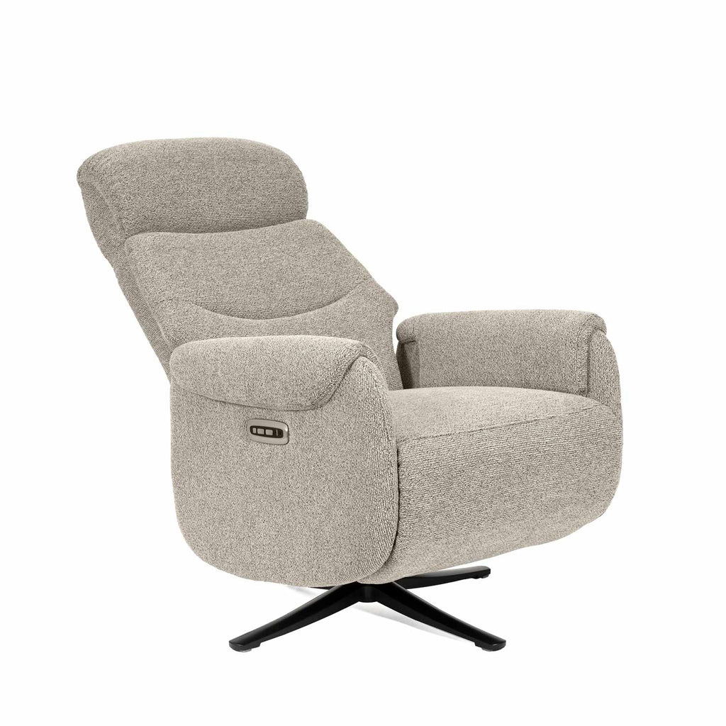 Poltrona Tamiko  relax 2 motores taupe