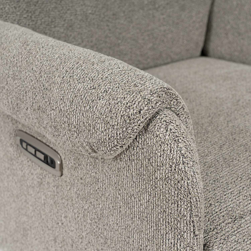 Poltrona Tamiko  relax 2 motores taupe
