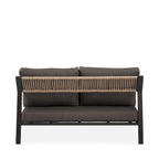 Conjunto Muscat sofá/cadeirões /mesa centro em preto