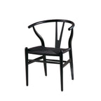 Cadeira Ada Preto / Assento preto