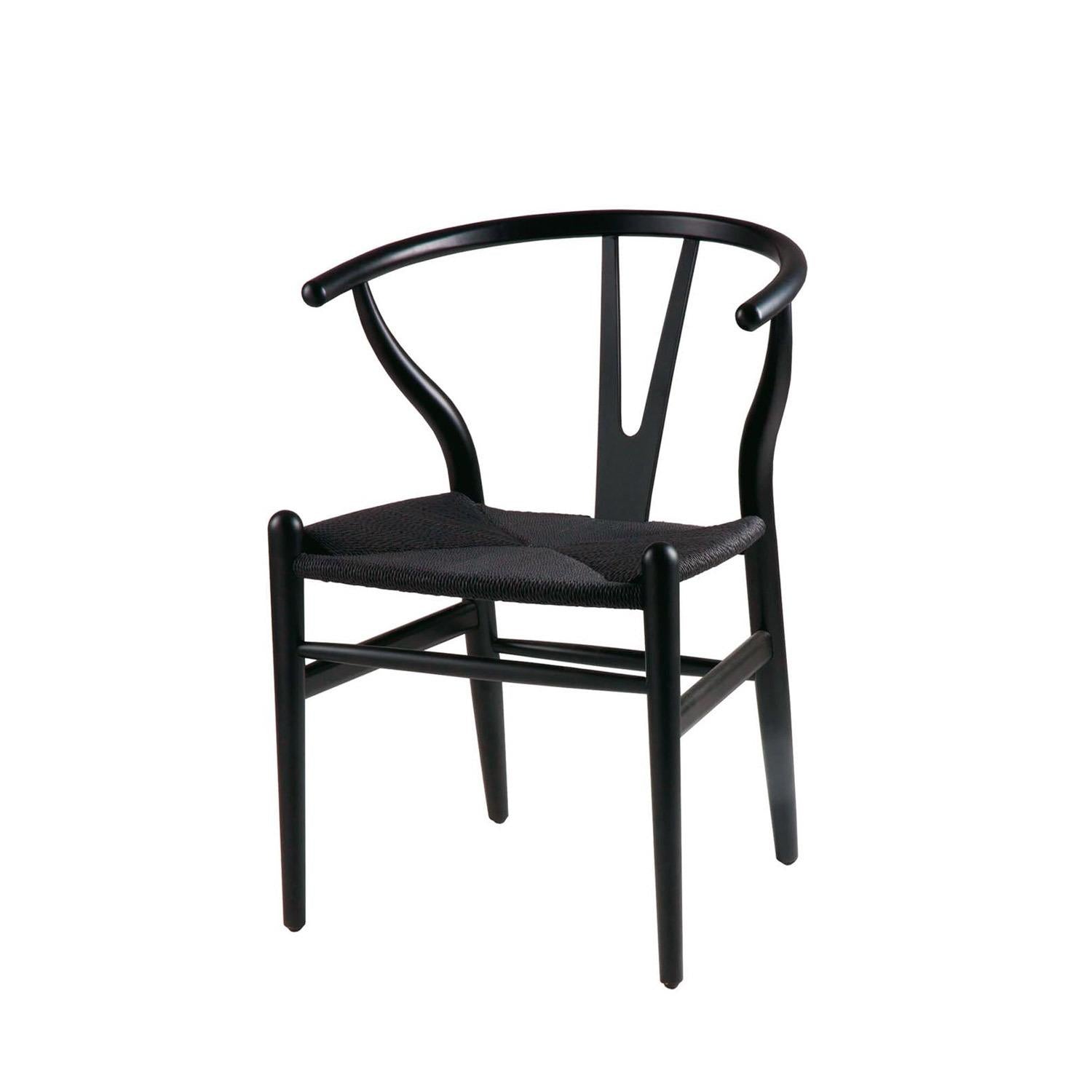 Cadeira Ada Preto / Assento preto