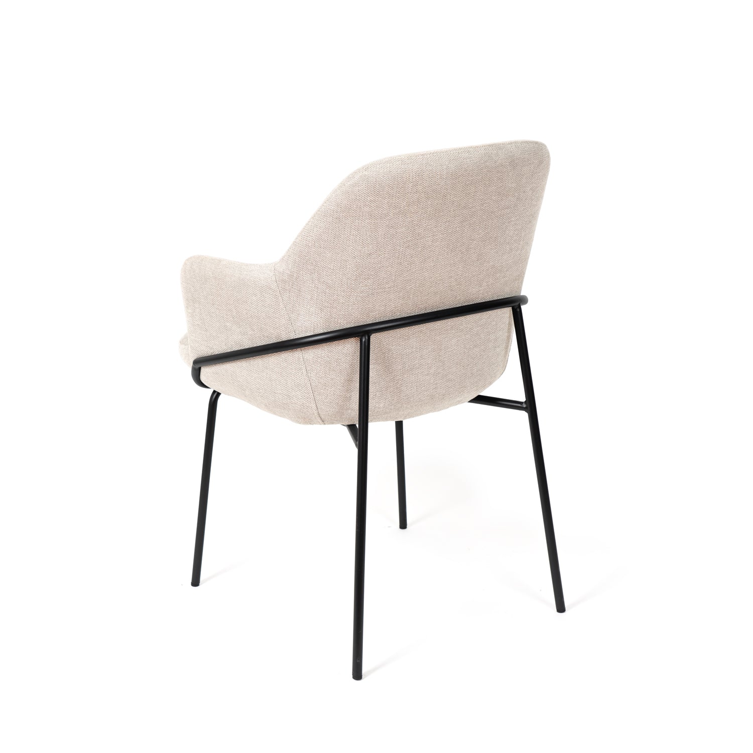 Cadeira abigail bege / Preto