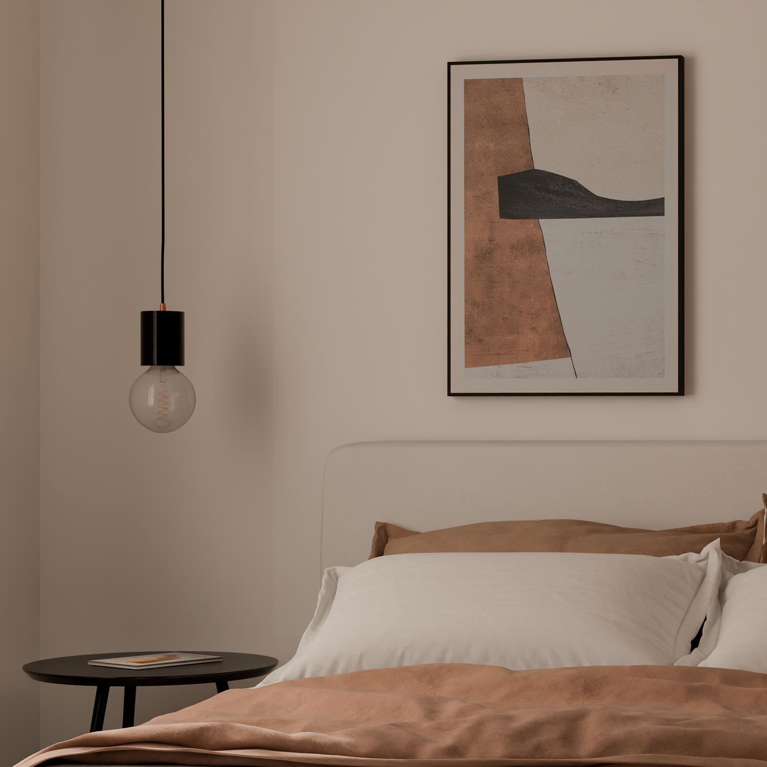 Quadro Rocs 1 60x80 preto