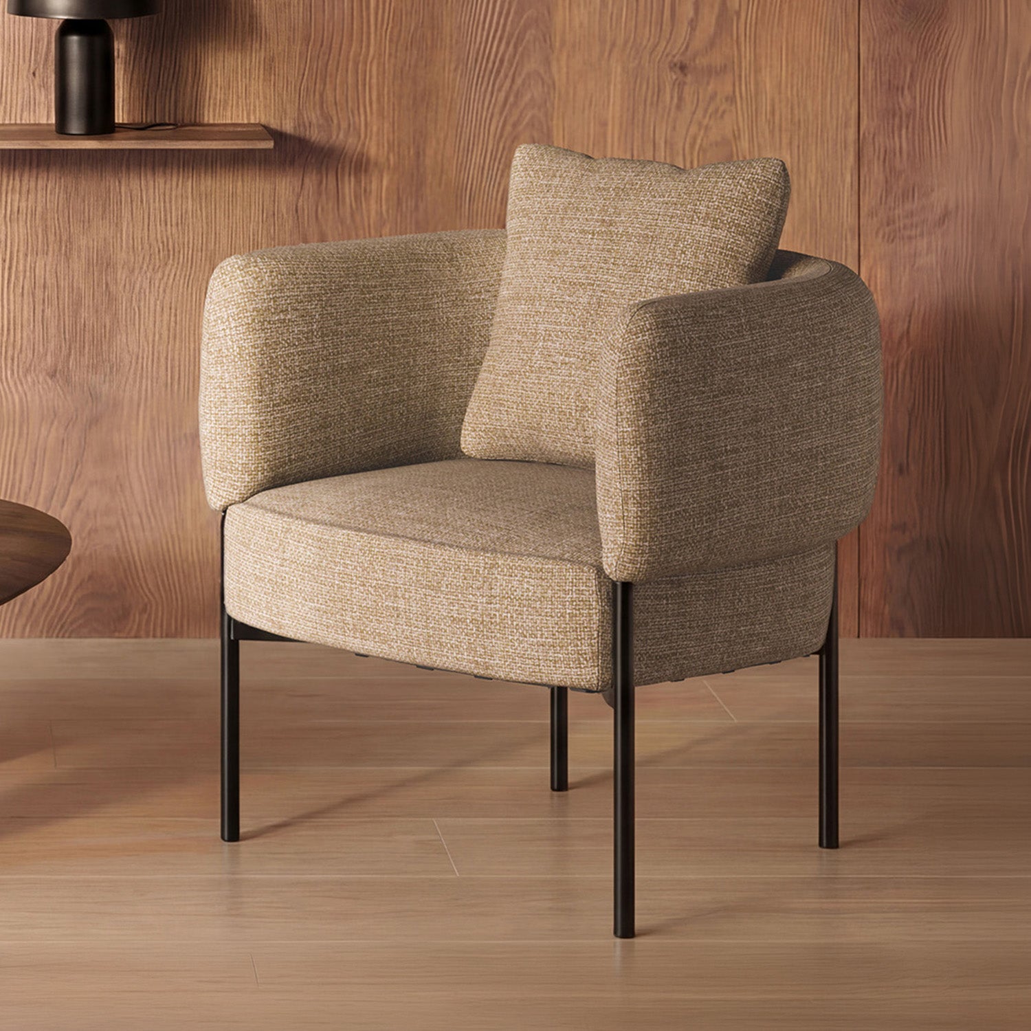 Poltrona Agadir taupe