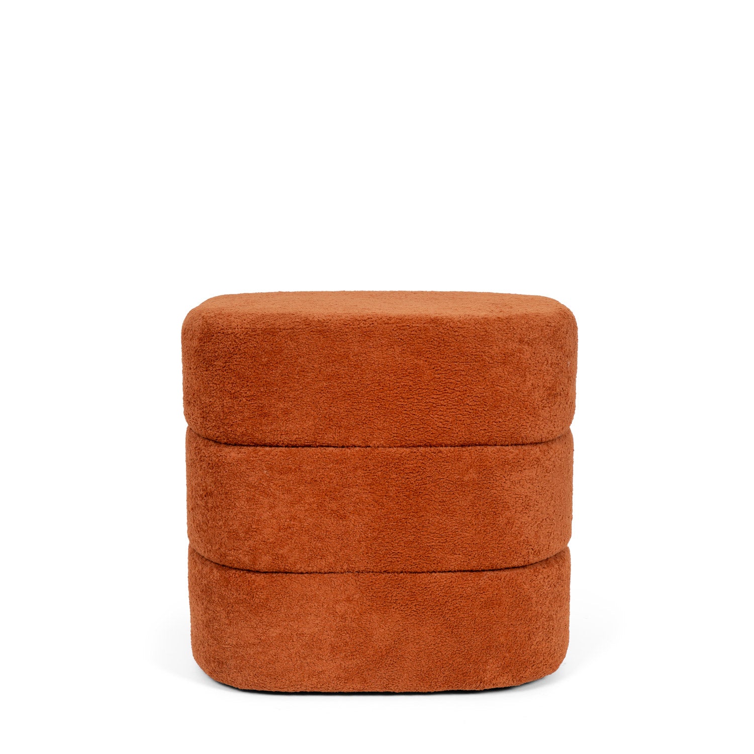 Pufe Gaston terracota