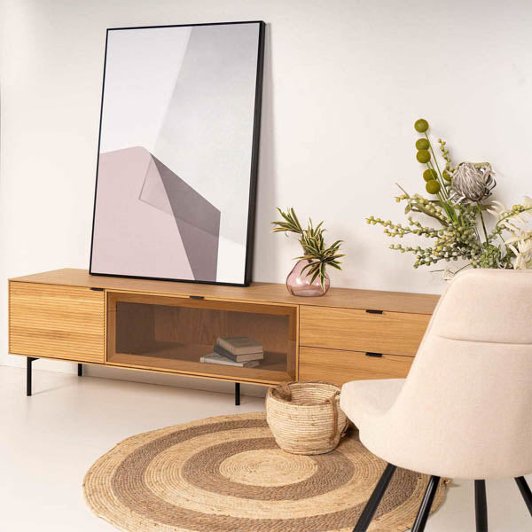Quadro Greys 80x120cm preto