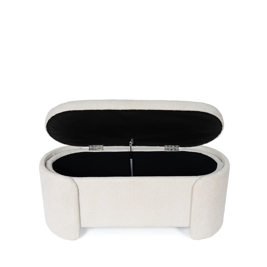 Banqueta Bernice beige