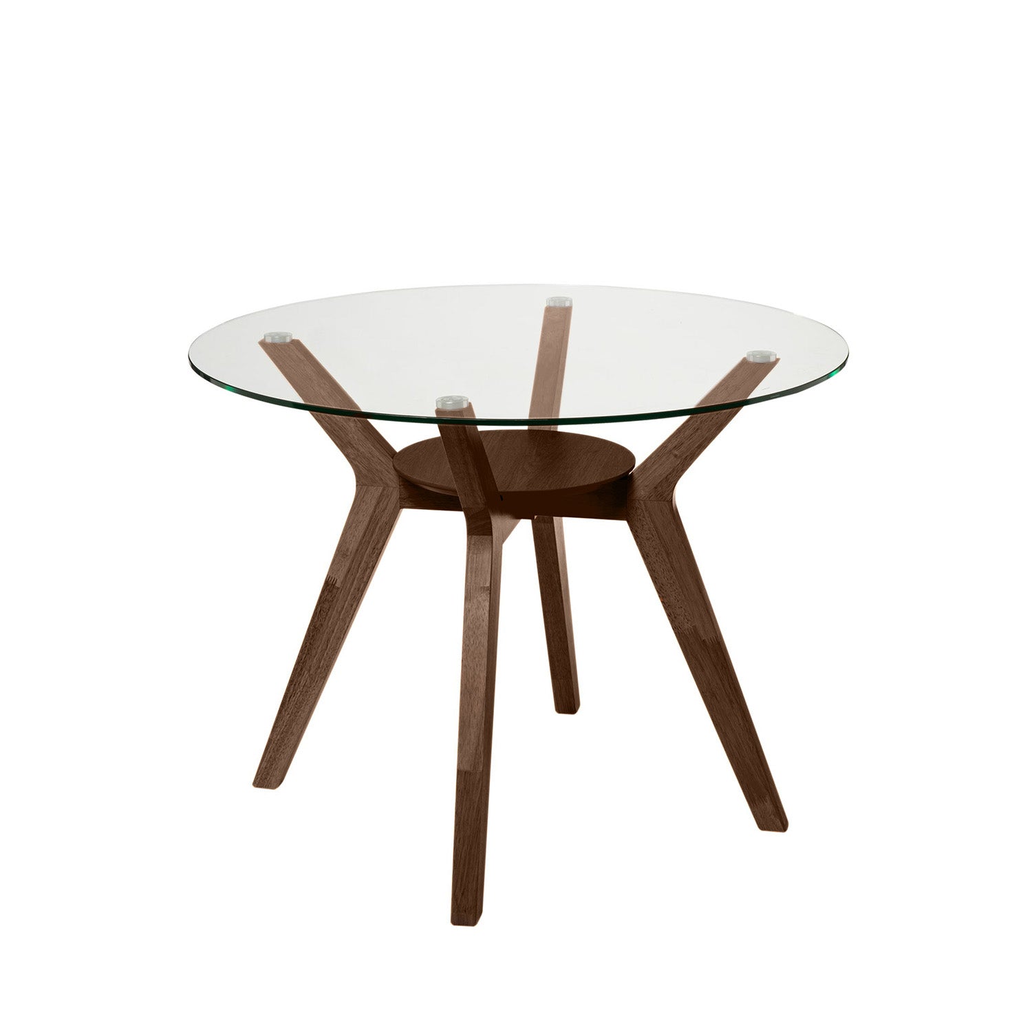Mesa Sabrine Vidro / Nogueira