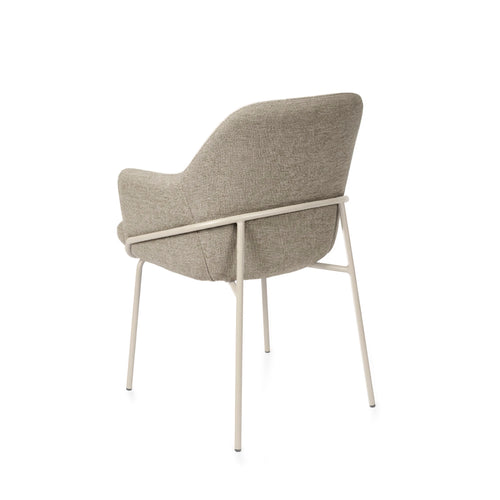 Cadeira Abigail taupe / bege