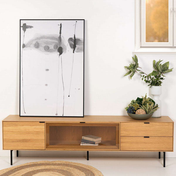 Quadro Clouded 80x120cm preto