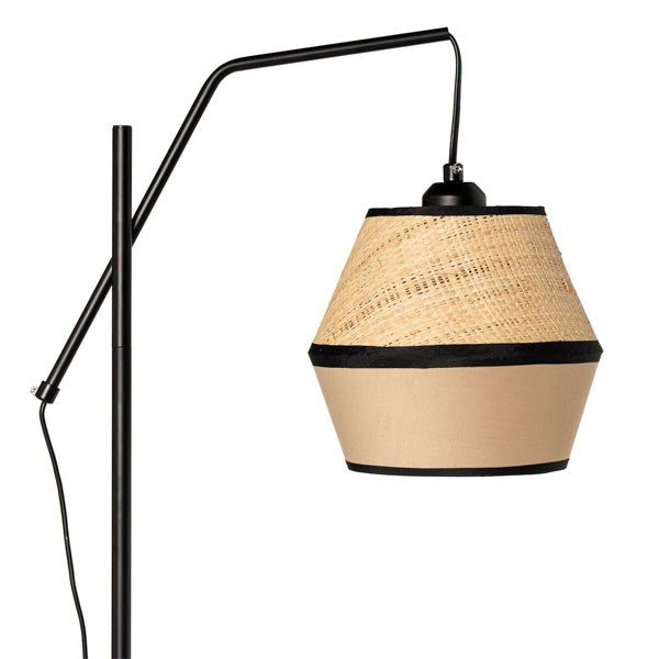 Candeeiro de mesa ROTTA natural/preto