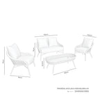 Conjunto Sintra sofá/cadeirões /mesa centro em beige