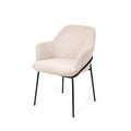 Cadeira abigail bege / Preto