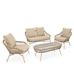 Conjunto Sintra sofá/cadeirões /mesa centro em beige