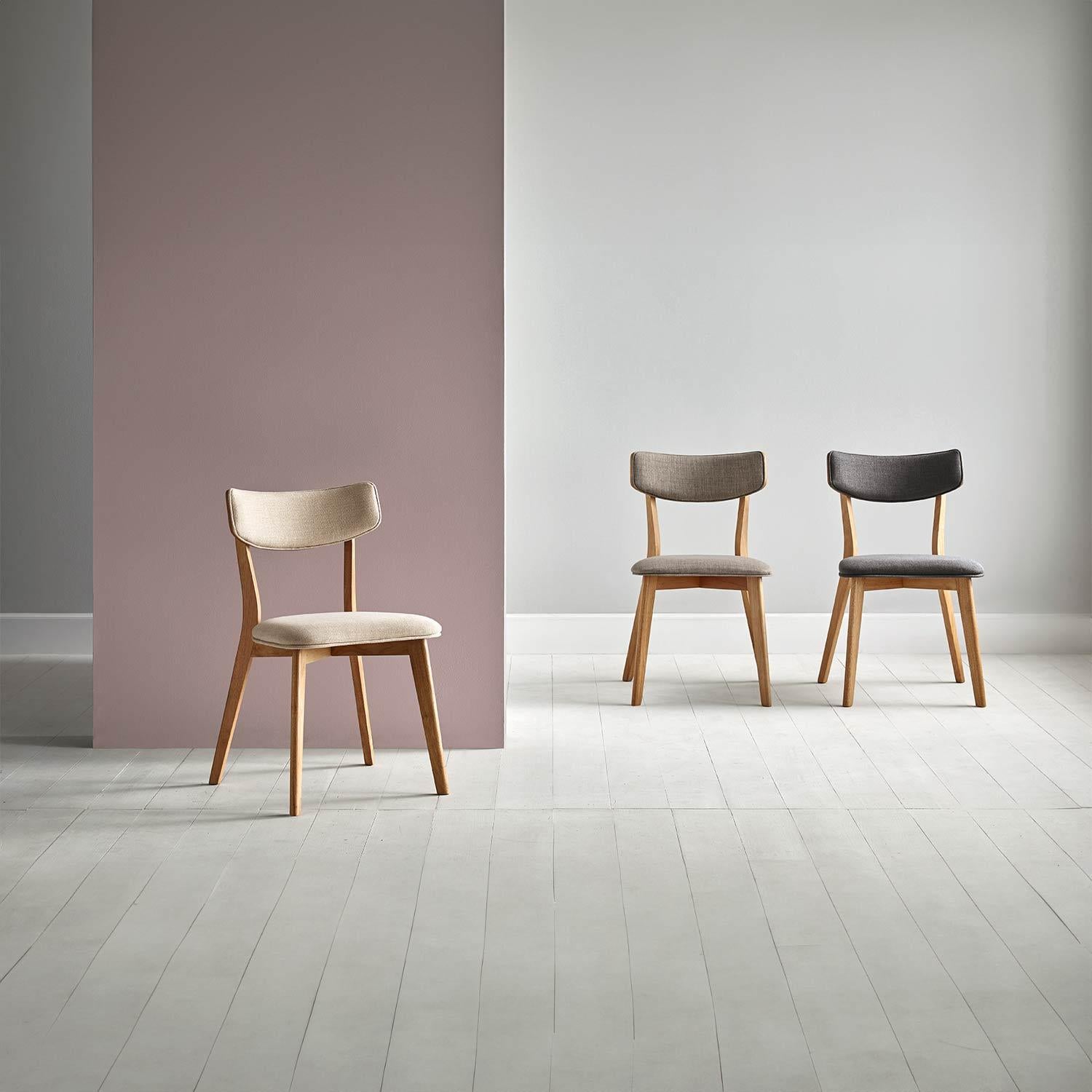Cadeira SIAN Carvalho / cinza light
