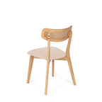 Cadeira shirley carvalho beige