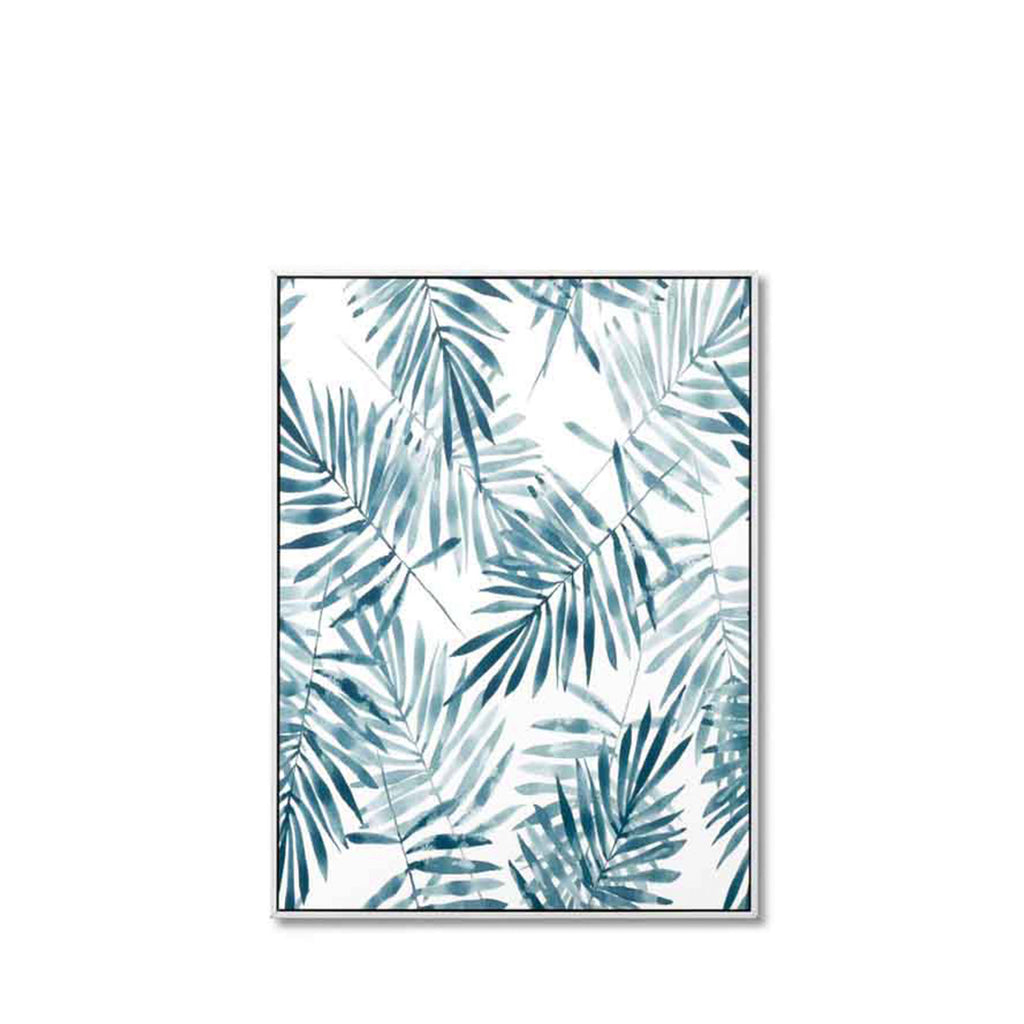 Quadro Blue Palm 60x80cm branco