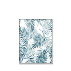Quadro Blue Palm 60x80cm branco