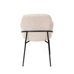 Cadeira abigail bege / Preto