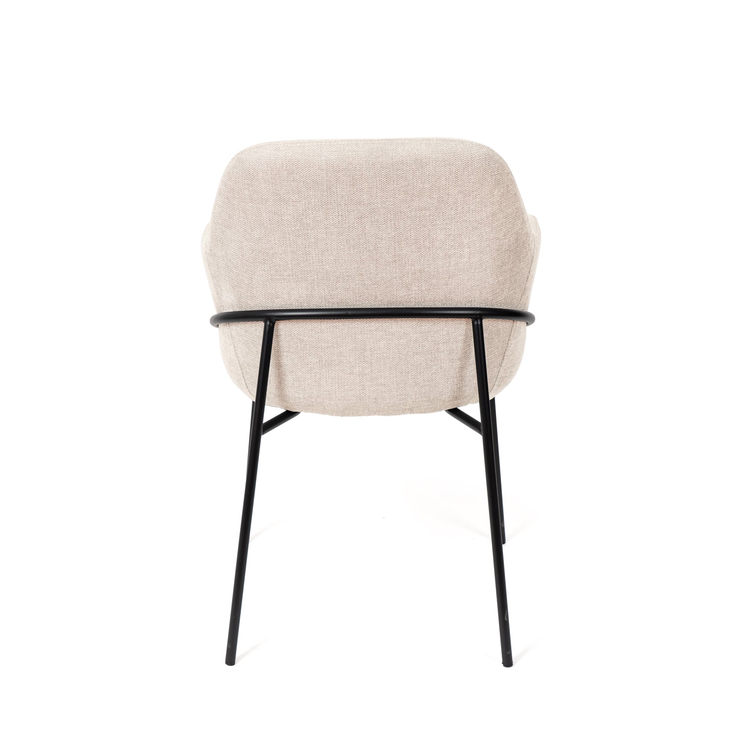 Cadeira abigail bege / Preto