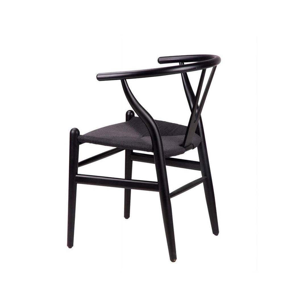 Cadeira Ada Preto / Assento preto